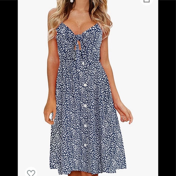 Dresses & Skirts - ✨2/$20✨NWOT Animal Print Midi Babydoll Dress Medium ✨Dress is brown/black